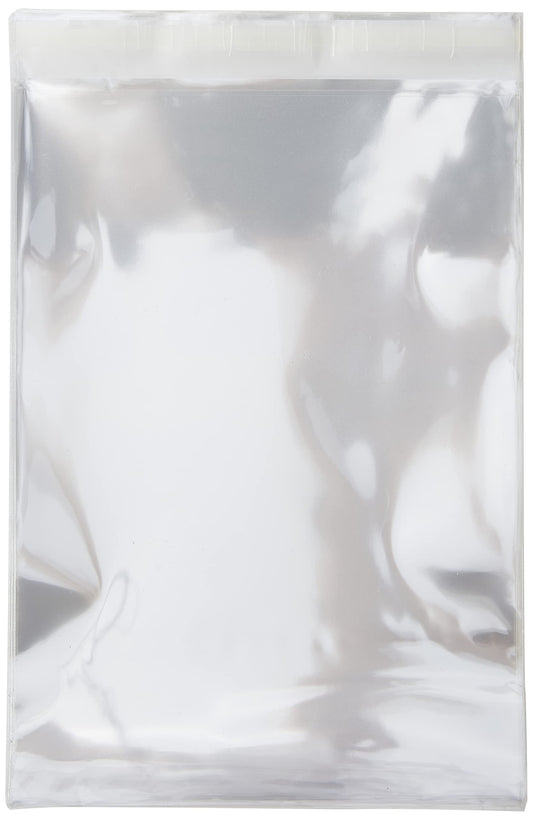 Anitas A5 Plastic Card Bag with 25 mm Lip, Transparent 50 count (Pack of 1)