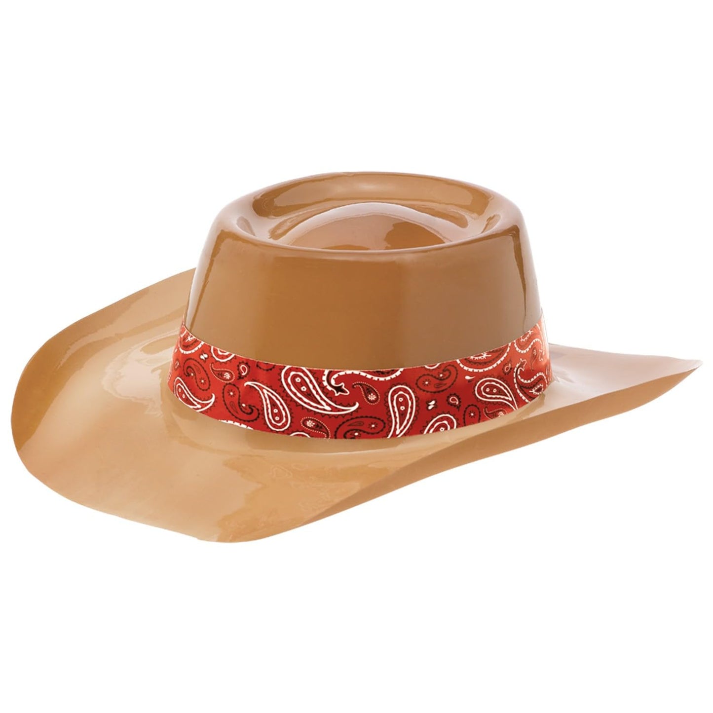 Western Plastic Cowboy Hat with band