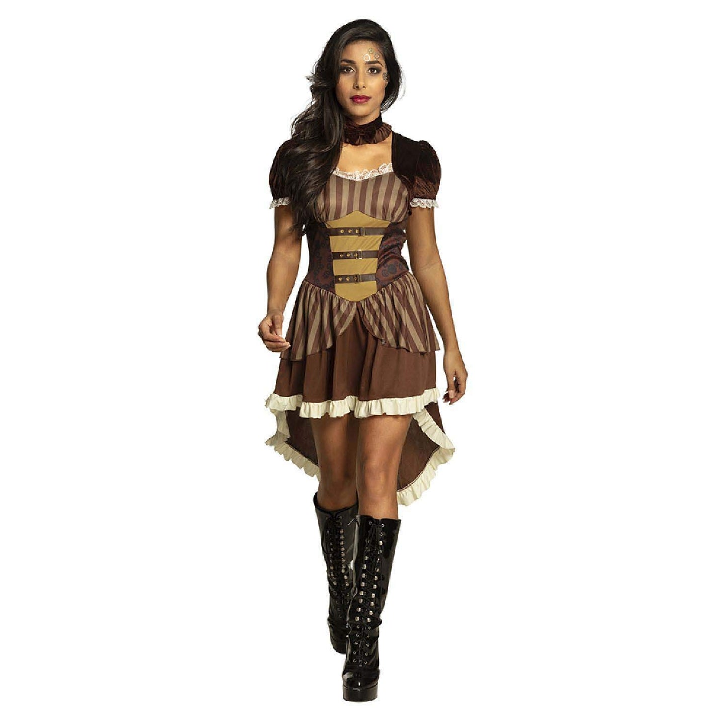 Boland Adult Madam Steampunk Costume, Brown, 44,46