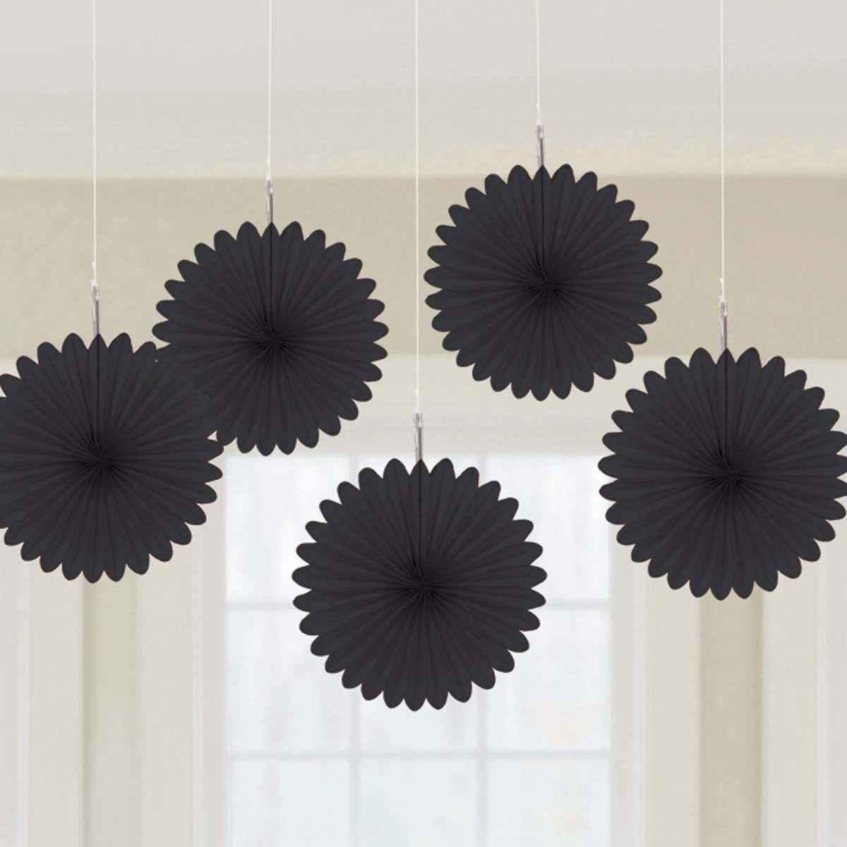 Black Card Fans 15cm /5