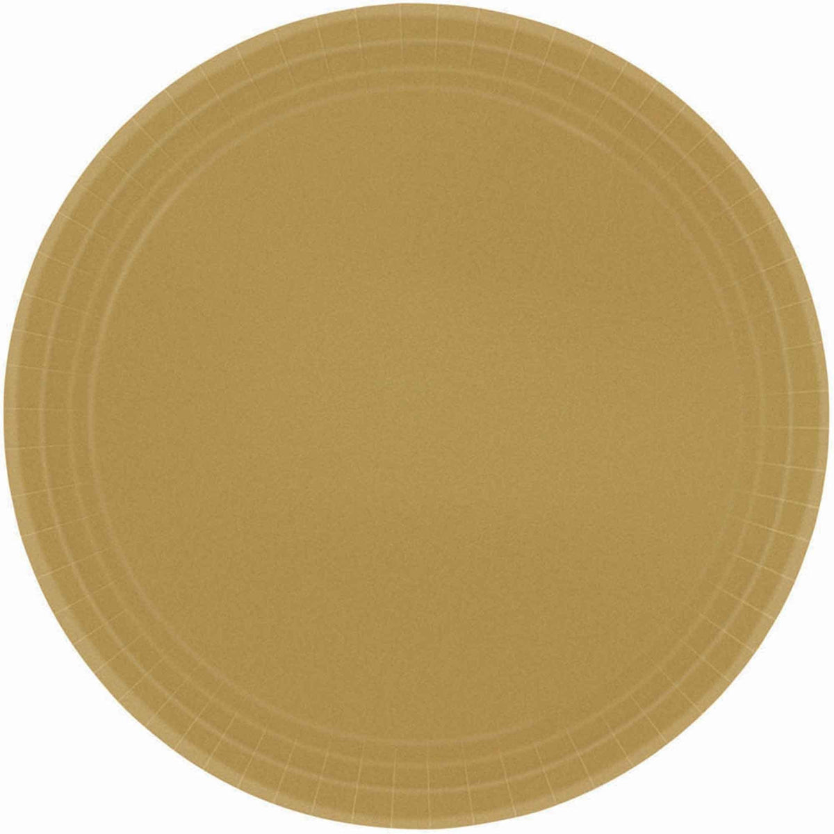 Gold Paper Plates 18cm /20