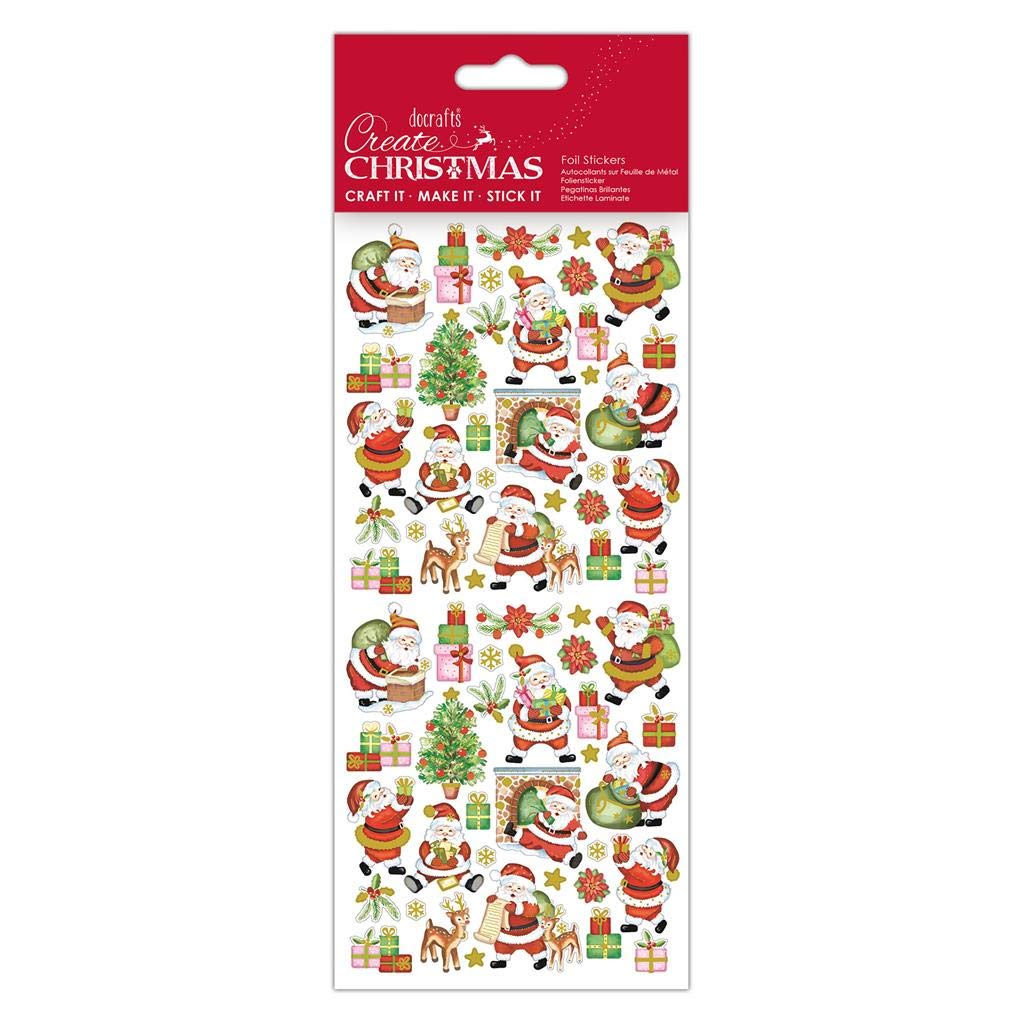 Create Christmas Stickers, Paper, Multi-Colour, One Size