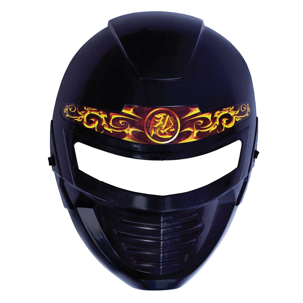 Bristol Novelty Ninja Mask, Mens, Black/Yellow, One Size