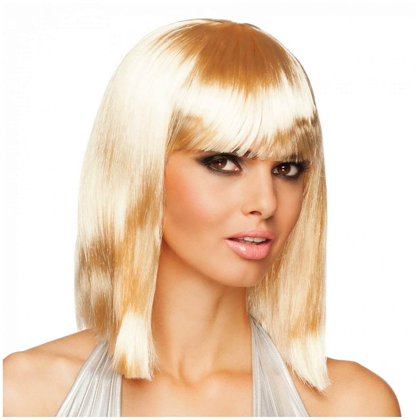 Boland Women's Smooth Dance Wig with Fringe, Blonde, One Size