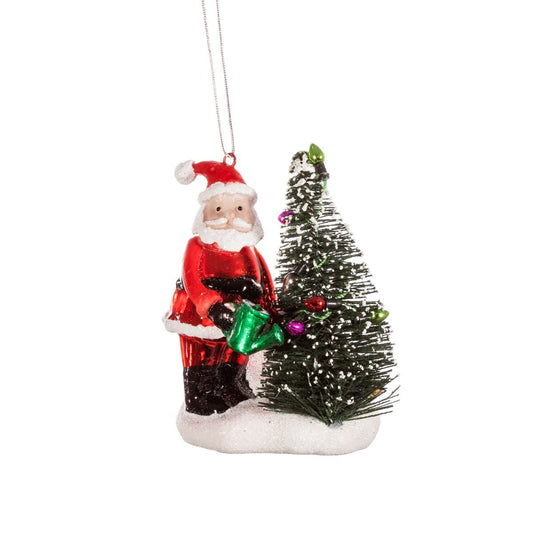 Sass & Belle Garden Santa Shaped Bauble