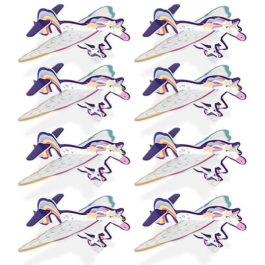 Unique Unicorn Glider Party Favors | 8 Pcs