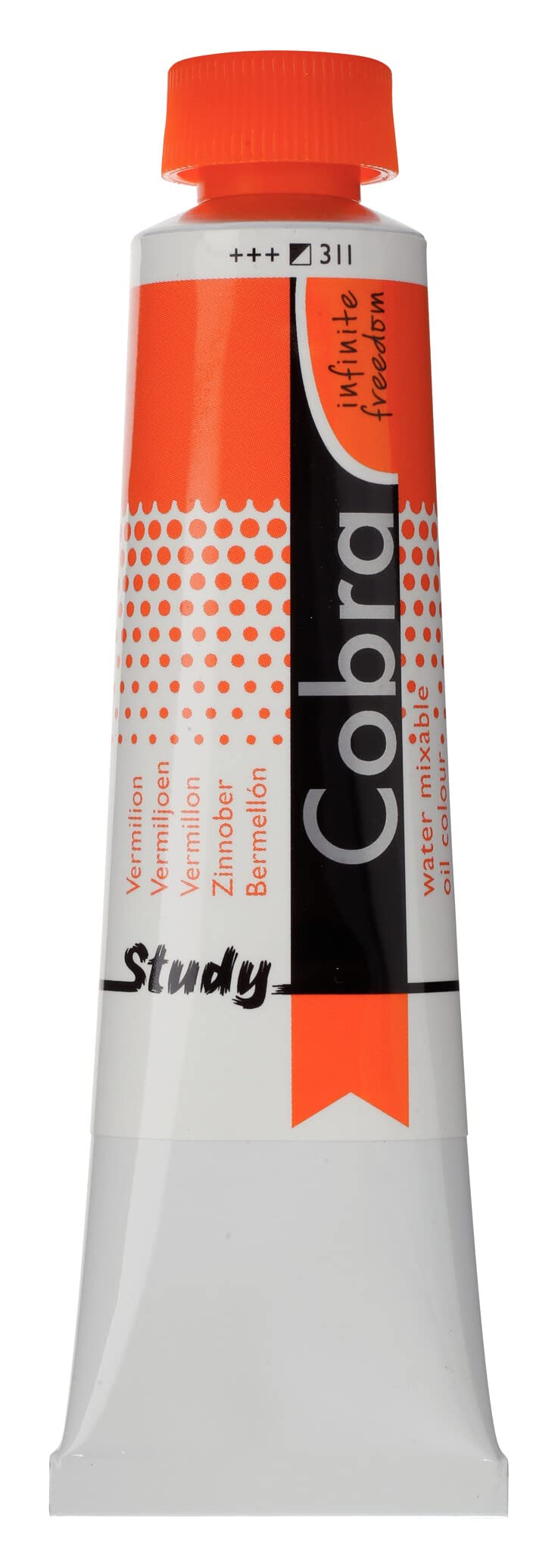 Cobra Study Oil Colour Tube 40 ml Vermilion 311