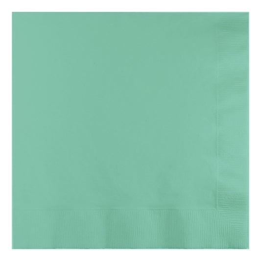 Creative Party Mint Green 3-Ply Lunch Napkins-50 Pcs, Paper, 6.5" x 6.5"