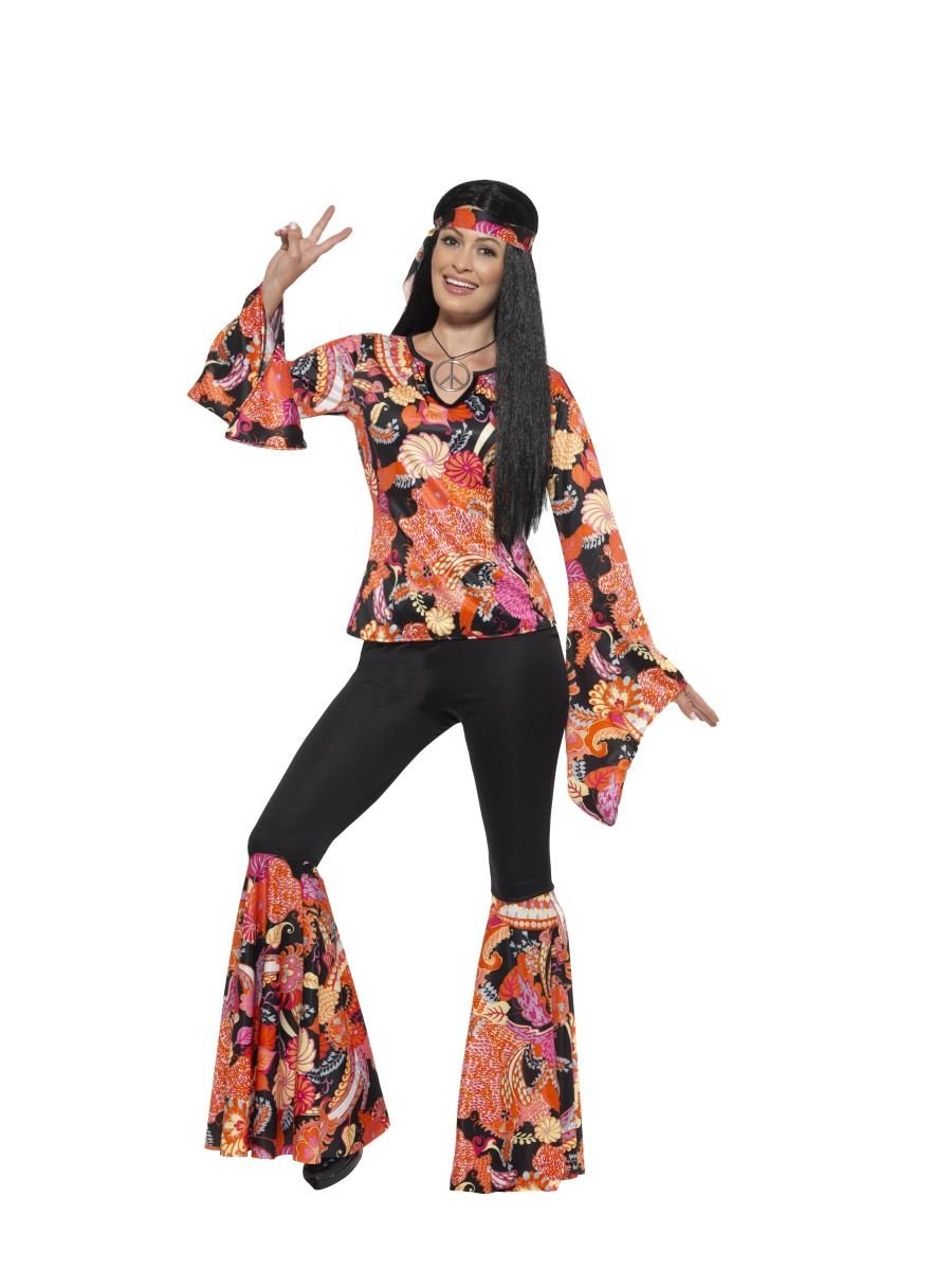 Smiffys Willow the Hippie Costume, M, Multi-colour