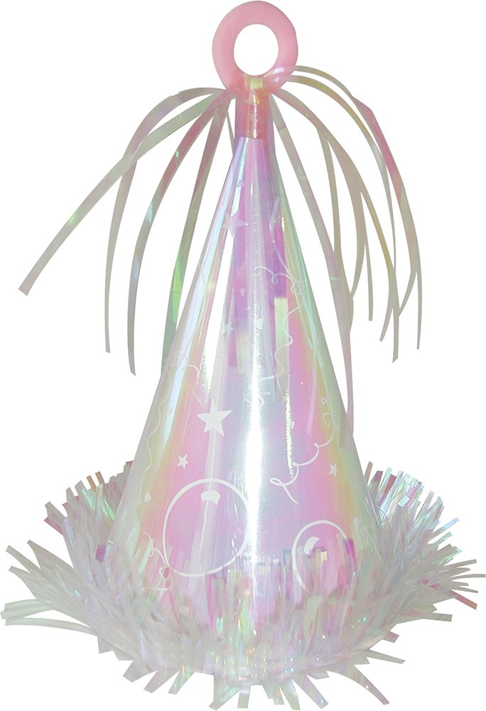 Amscan Iridescent Party Hat Balloon Weights 170g/6oz