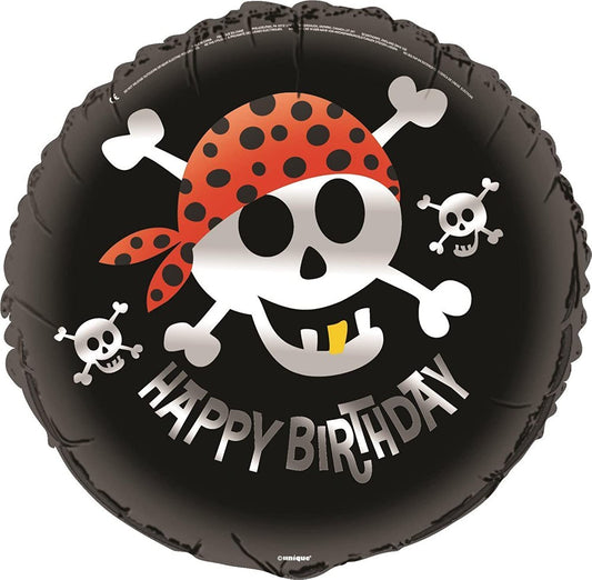 Unique Party - 18" Foil Pirate Party Helium Balloon