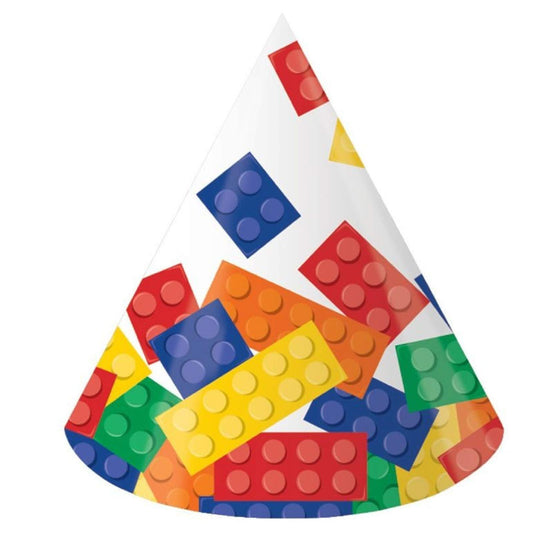 Building Blocks Paper Party Hats