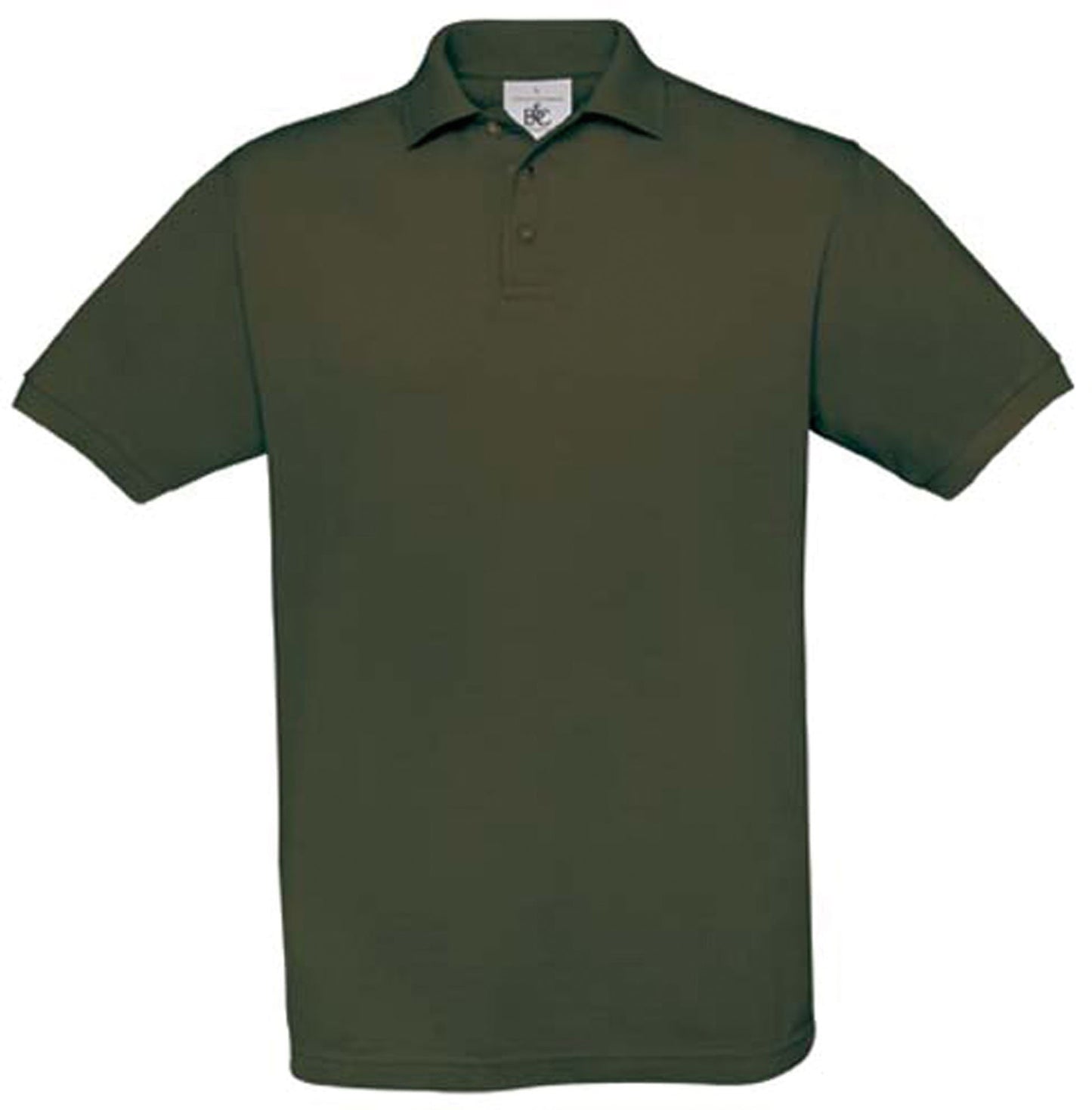 B&C Men's Safran Piqu�� Polo, Khaki, L. PU409