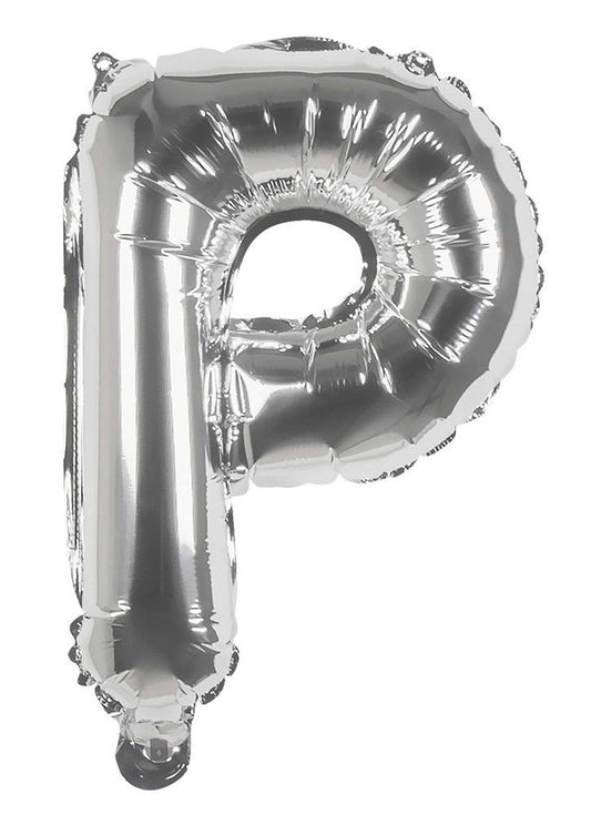 Boland Balloon Letter 'P' (36cm), Silver