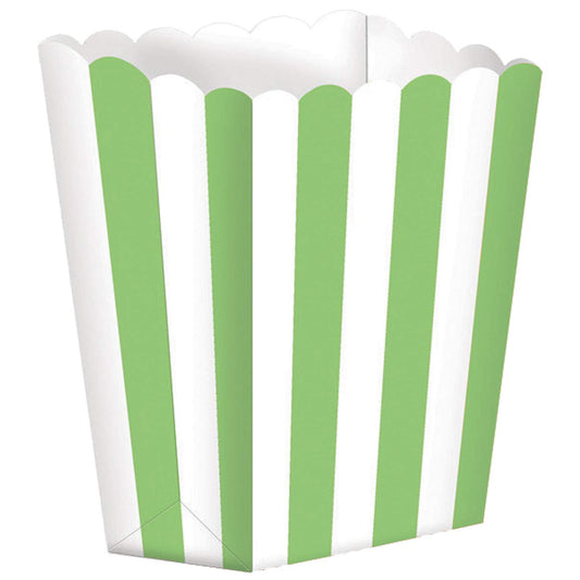 Candy Buffet Popcorn Treat Boxes Kiwi Green /5