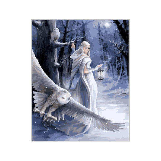 Crystal Art Midnight Messenger Paint by Numbers Anne Stokes 40 x 50 cm