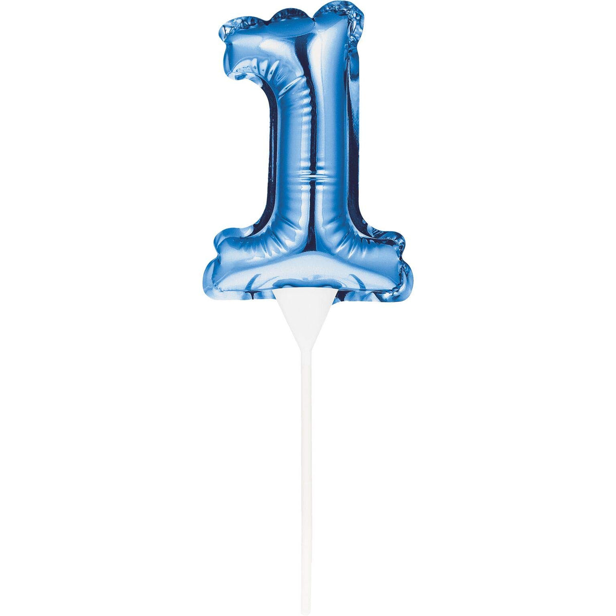 Creative Party Blue 1" Mini Balloon Cake Topper