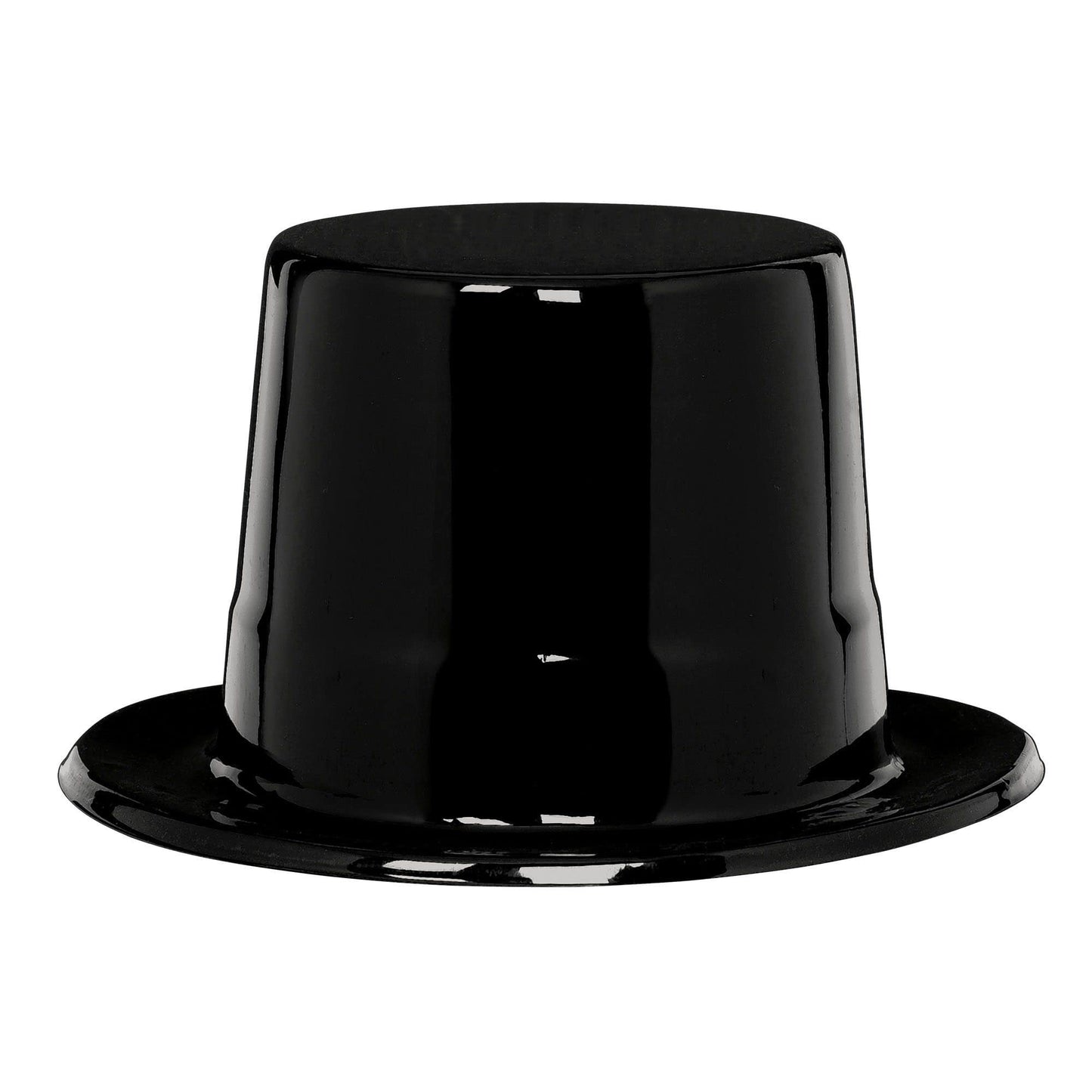 Amscan - Hollywood G&G Plastic Black Top Hat - Glitz & Glam