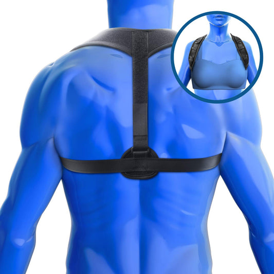 KEDLEY Posture Corrector for Men and Women | Adjustable Upper Back Brace for Clavicle Support | Eliminate Slouching, Relieve Neck, Shoulder and Back Pain | Shoulder, Spine Support & Physical Therapy