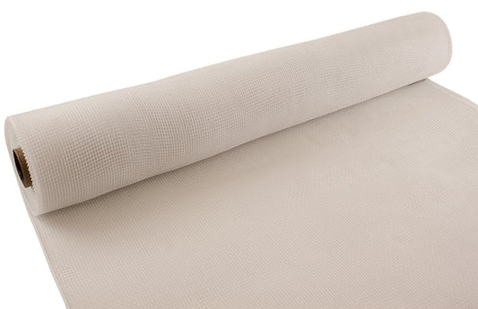 Eleganza Deco Mesh 53cm x 9.1m, Poly, White, 53 x 7 x 7 cm