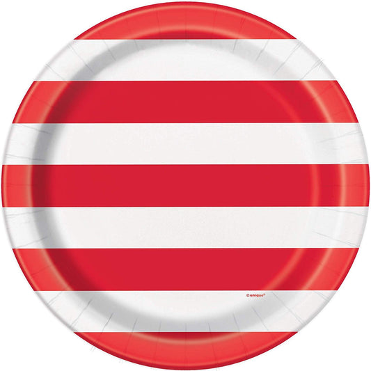 Unique Party - 23cm Stars and Stripes 4th of July Paper Plates, Pack of 8