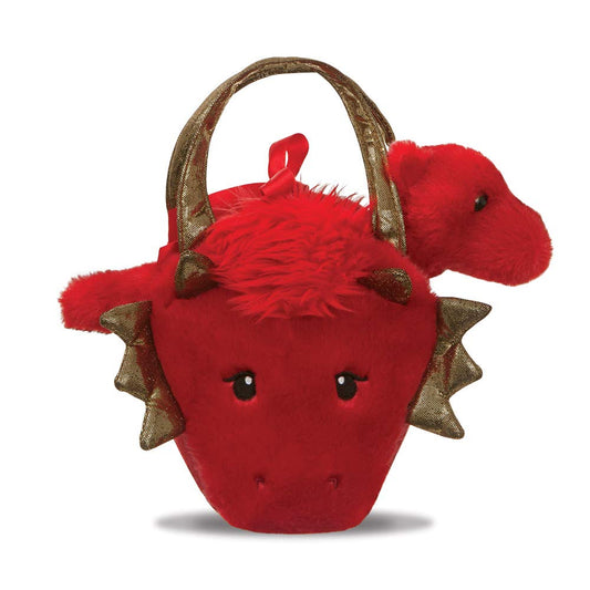 Aurora Fancy Pal Dragon Peek-A-Boo 8in Red