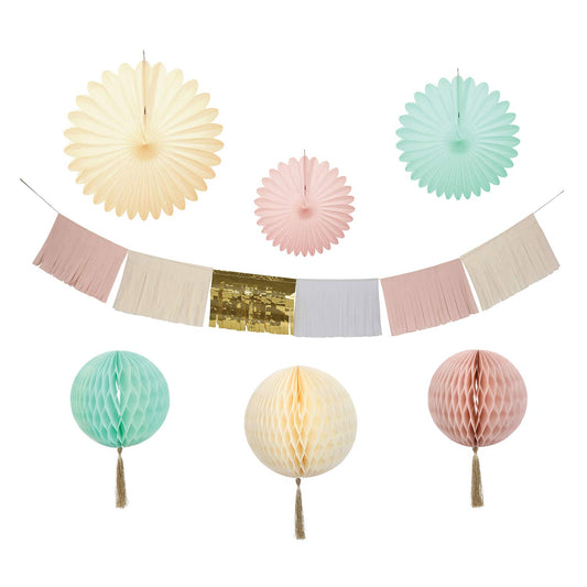 Meri Meri, Pastel Party Decorating Kit, Birthday, Party Decorations