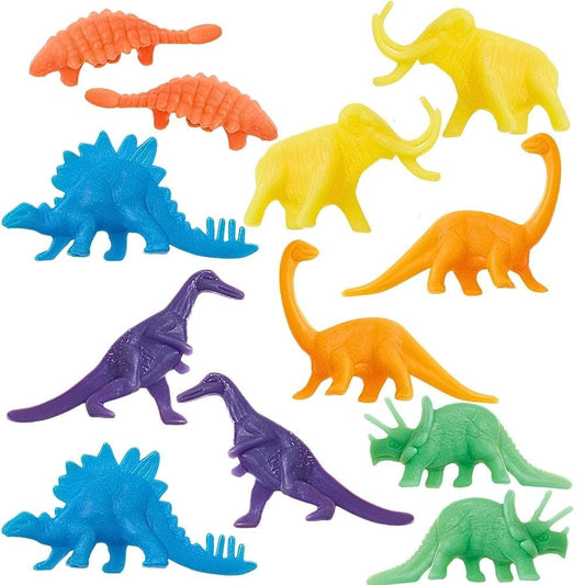 Unique Party - Dinosaur Toys Party Bag Fillers, Pack of 12