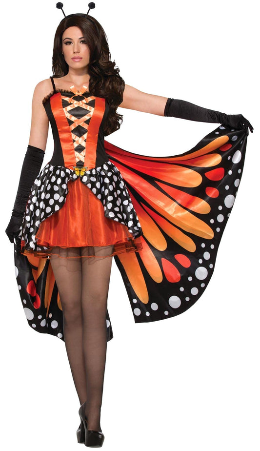 Bristol Novelty Miss Monarch Butterfly Costume (Size UK 10-12)