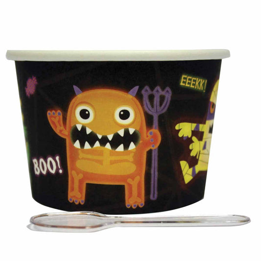 Boo Crew Monsters 12 Desert pots and spoon /24