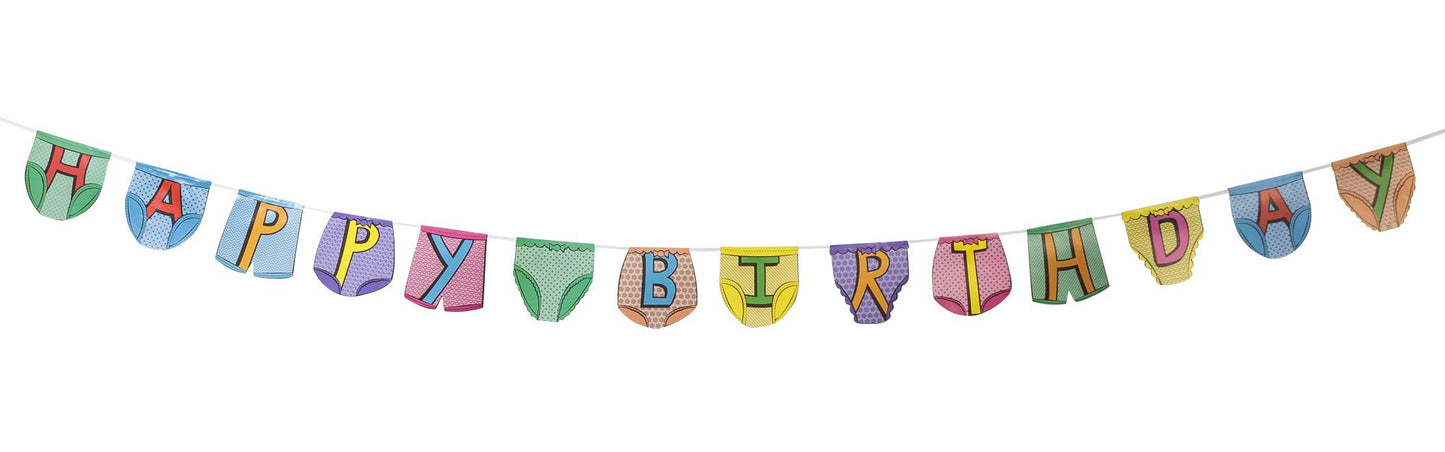 Tobar Party Pants Bunting-Happy Birthday