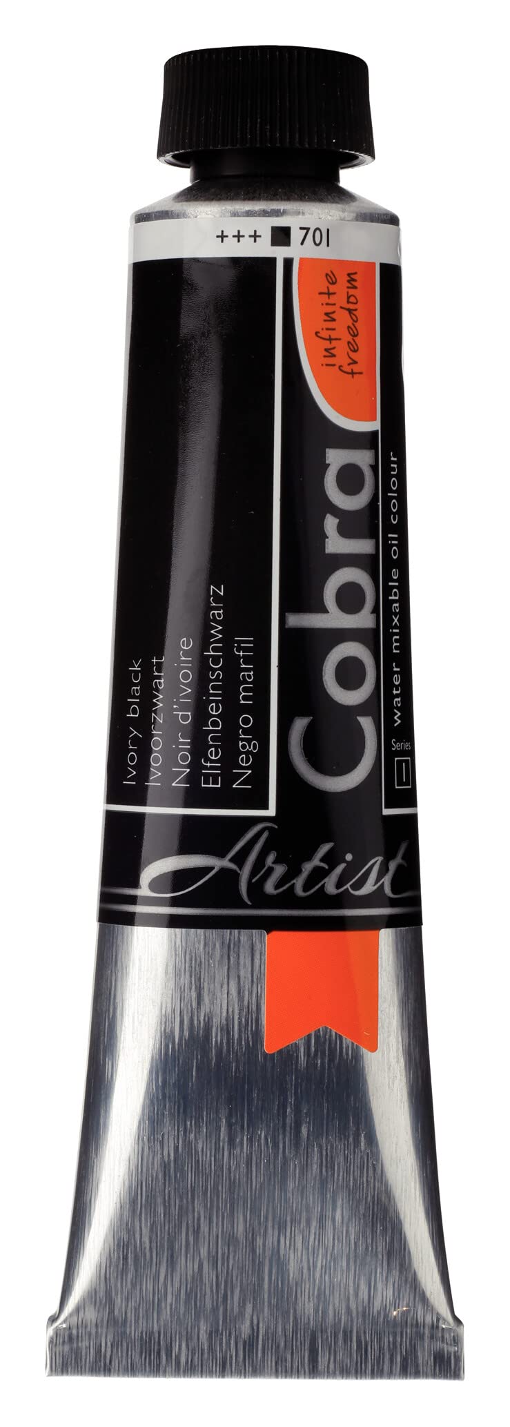 Cobra Artist Oil Colour Tube 40 ml Ivory Black 701