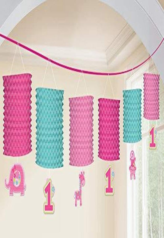 One Wild Girl Paper Lantern Garlands