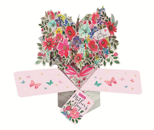 Happy Mother's Day Bouquet Pop-Up Greeting Card Second Nature 3D Pop Up Cards MPOP023