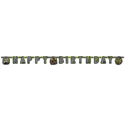 Amscan Dinosaur Attack Letter Banner 1.3m x 10.2cm