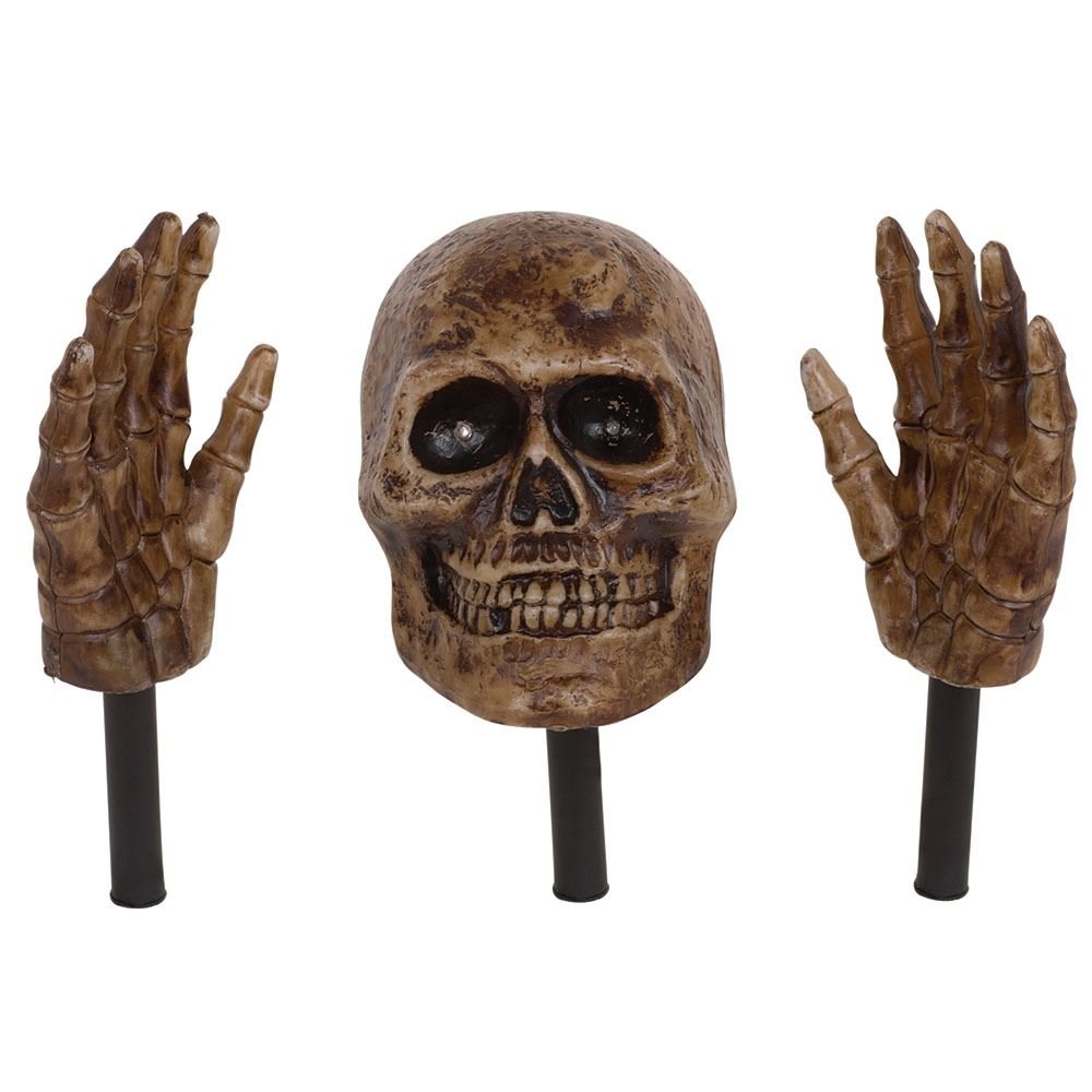 LIGHT UP HORROR LAWN STAKES, Halloween Party Prop/Room Decoration