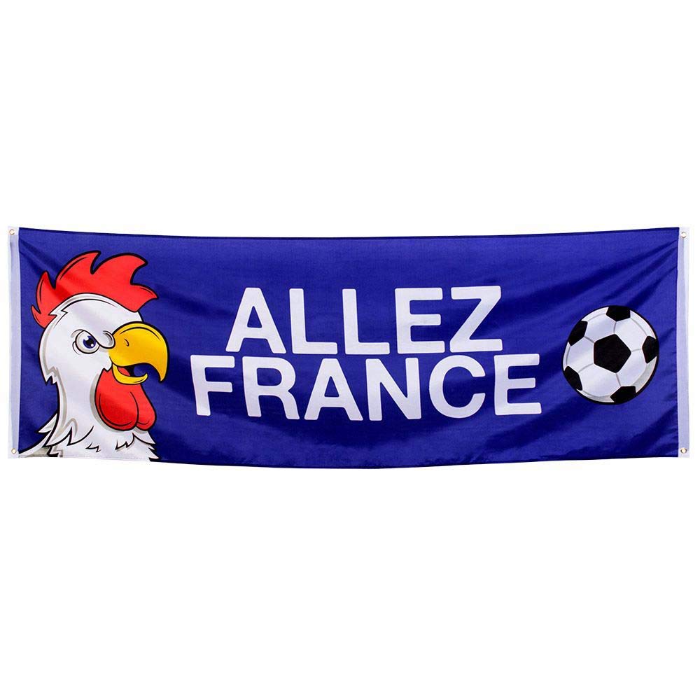 Boland Polyester Banner 'Allez France' (74 x 220 cm)