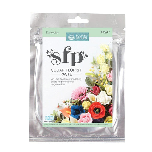 Squires Kitchen Sugar Florist Paste (SFP) Eucalyptus 200 Gram