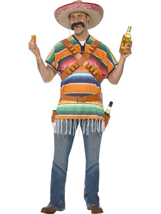 Smiffys Adult Tequila Shooter Guy Costume Chest size MEDIUM