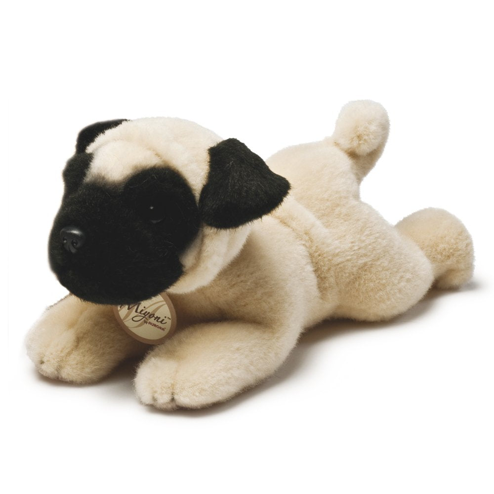 Aurora, 13131, MiYoni Pug, 8In, Soft Toy, Brown