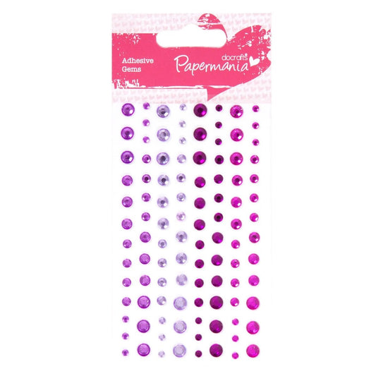 Papermania PMA 351417 Adhesive Stone Embellishment, Heather