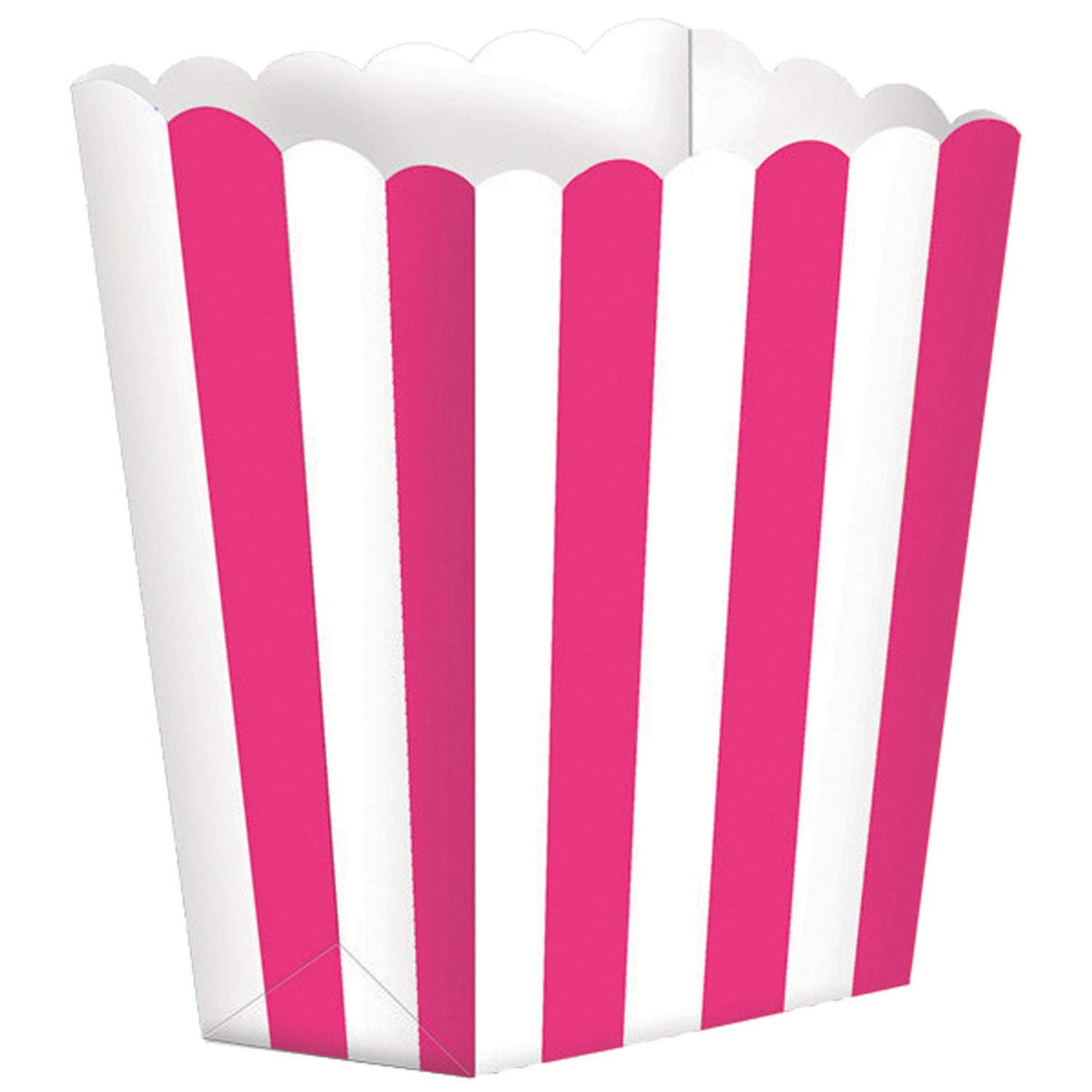 Candy Buffet Popcorn Treat Boxes Bright Pink /5