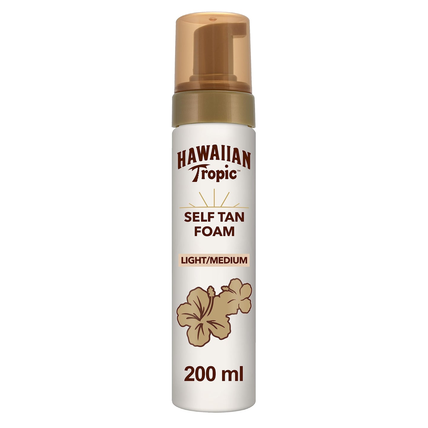 Hawaiian Tropic Light/Medium Self Tanning Foam 200ml