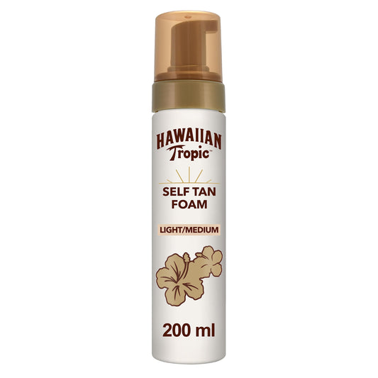 Hawaiian Tropic Light/Medium Self Tanning Foam 200ml