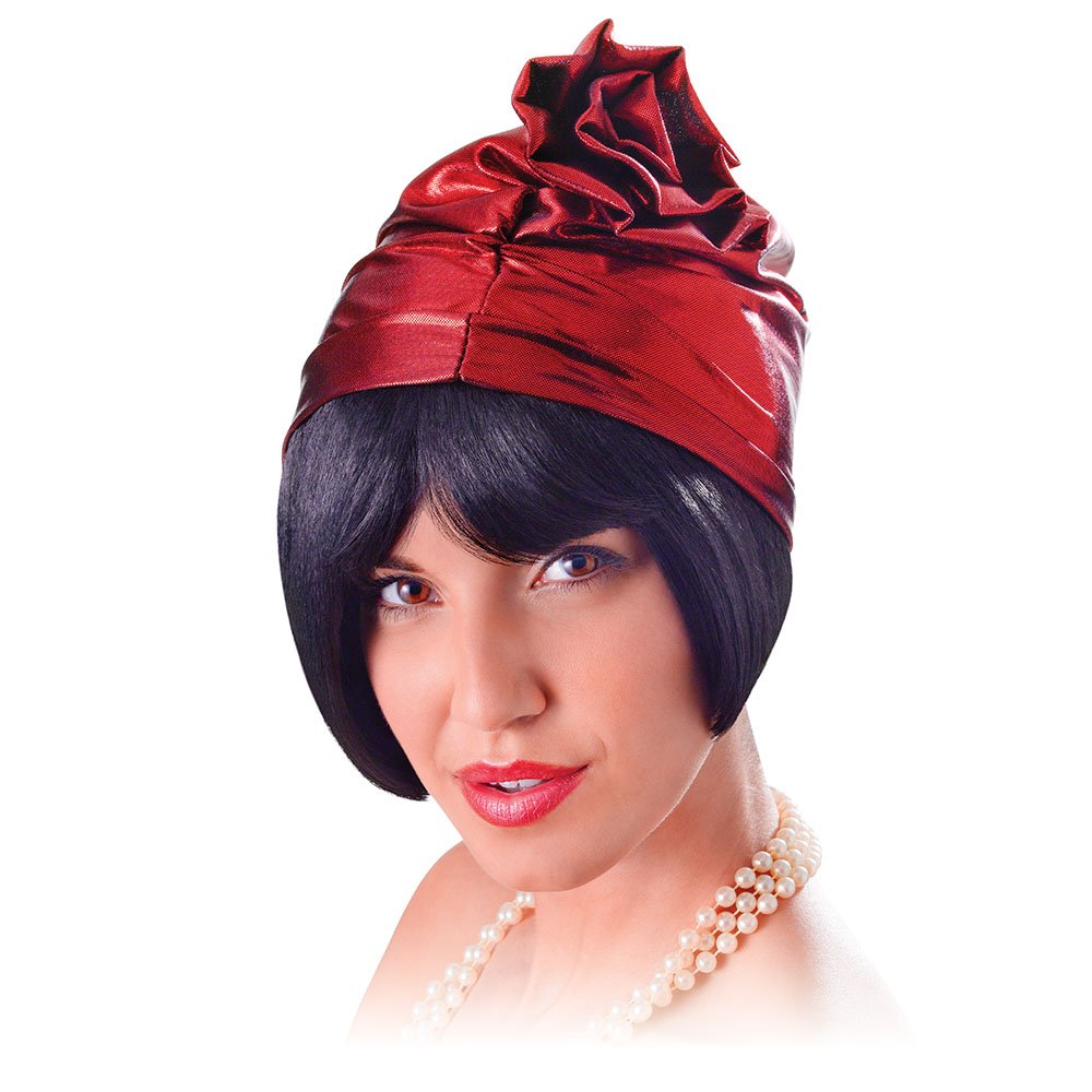 Bristol Novelty Red Cloche 20���s Hat, One Size