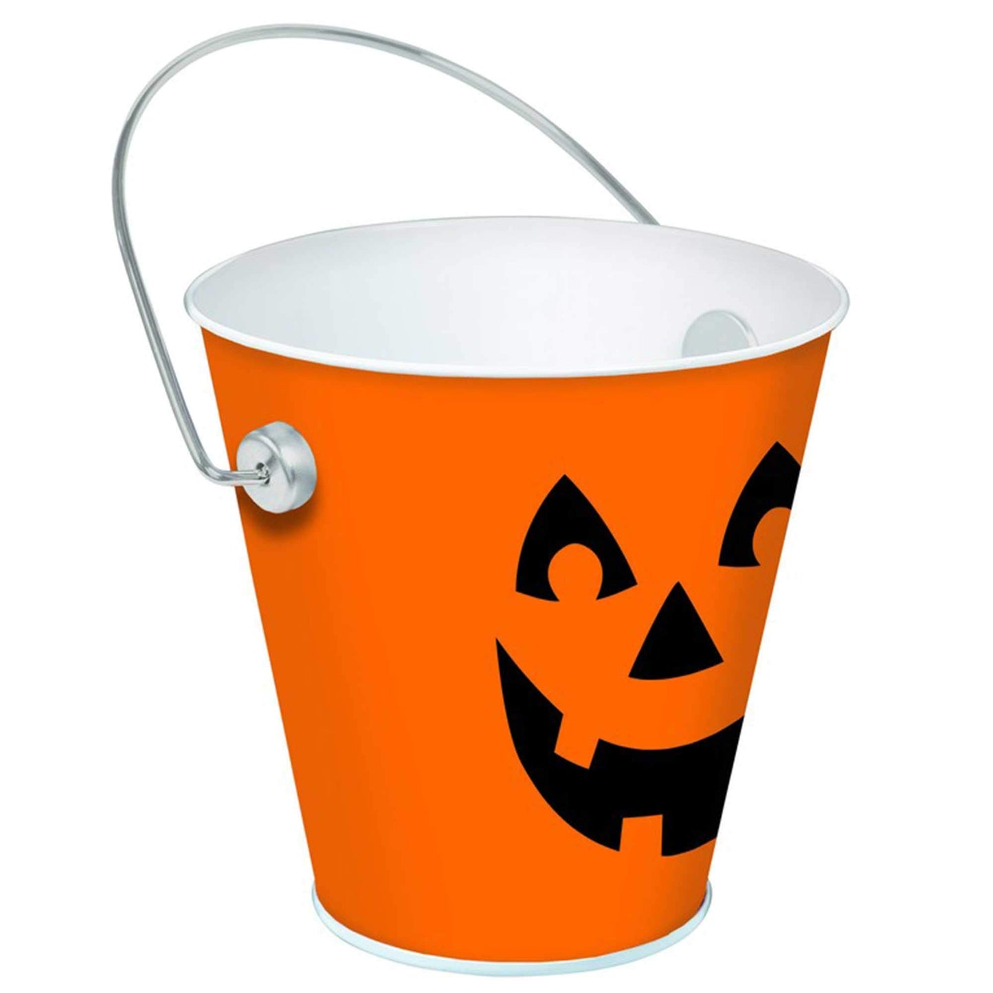 Jack 'o' Lantern Metal Buckets 11cm x 11cm