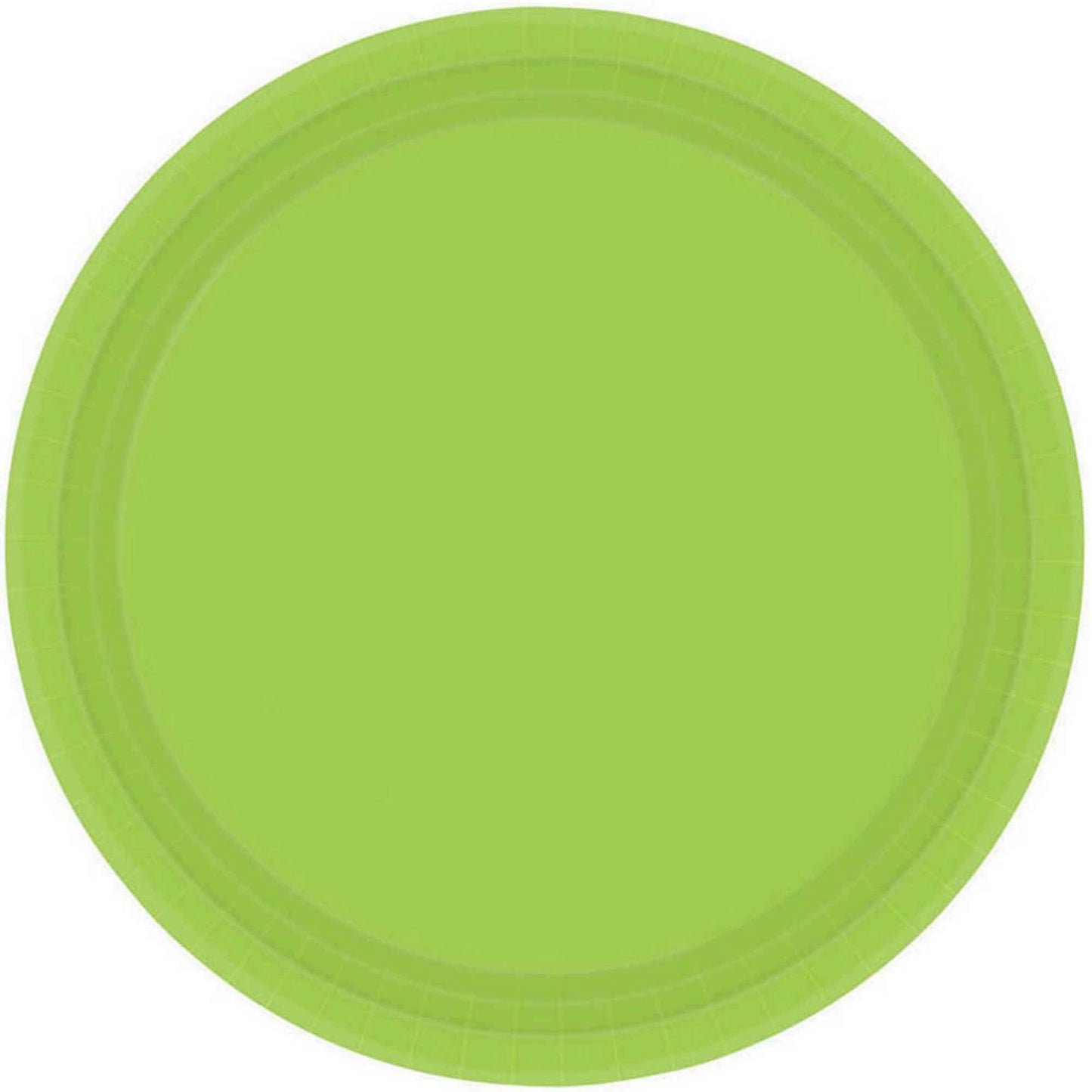 Kiwi Green Paper Plates 22.8cm /8