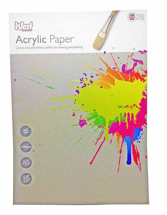 West Design A3 240 GSM Acrylic Paper Pad