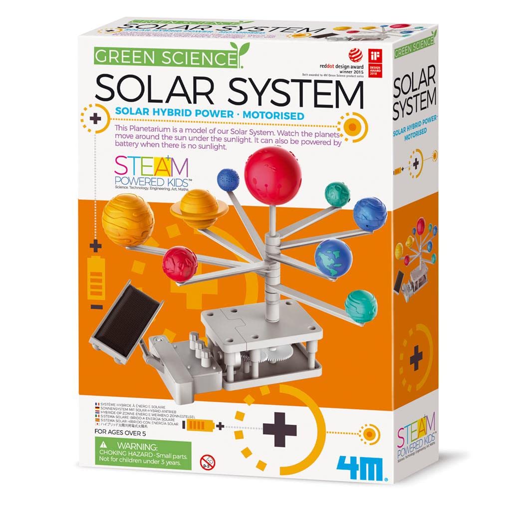 4M 403416 Green Science Motorised System-Solar Hybrid Power, Multi Colour