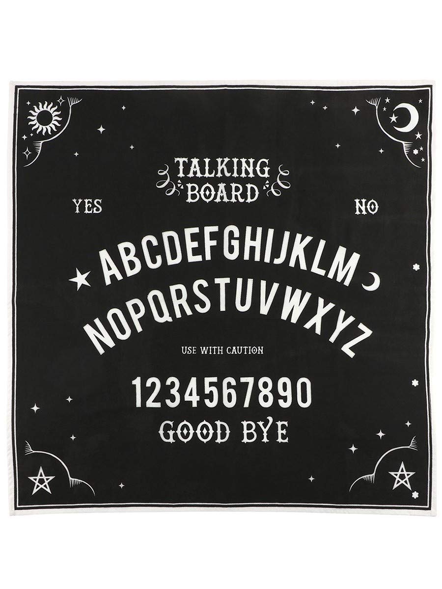 Something Different GW_77838 Altar Cloth | Talking Board | 70x70cm | 1pc. 60g, Black